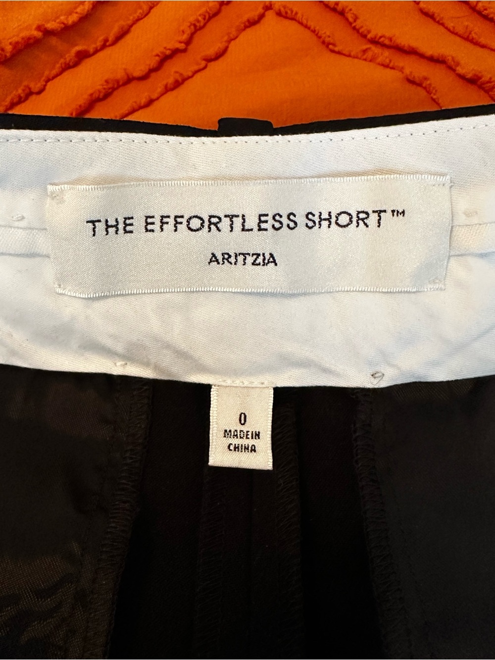 Aritzia The Effortless Short in Black